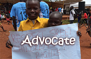 advocate for street children rights CRO UGANDA