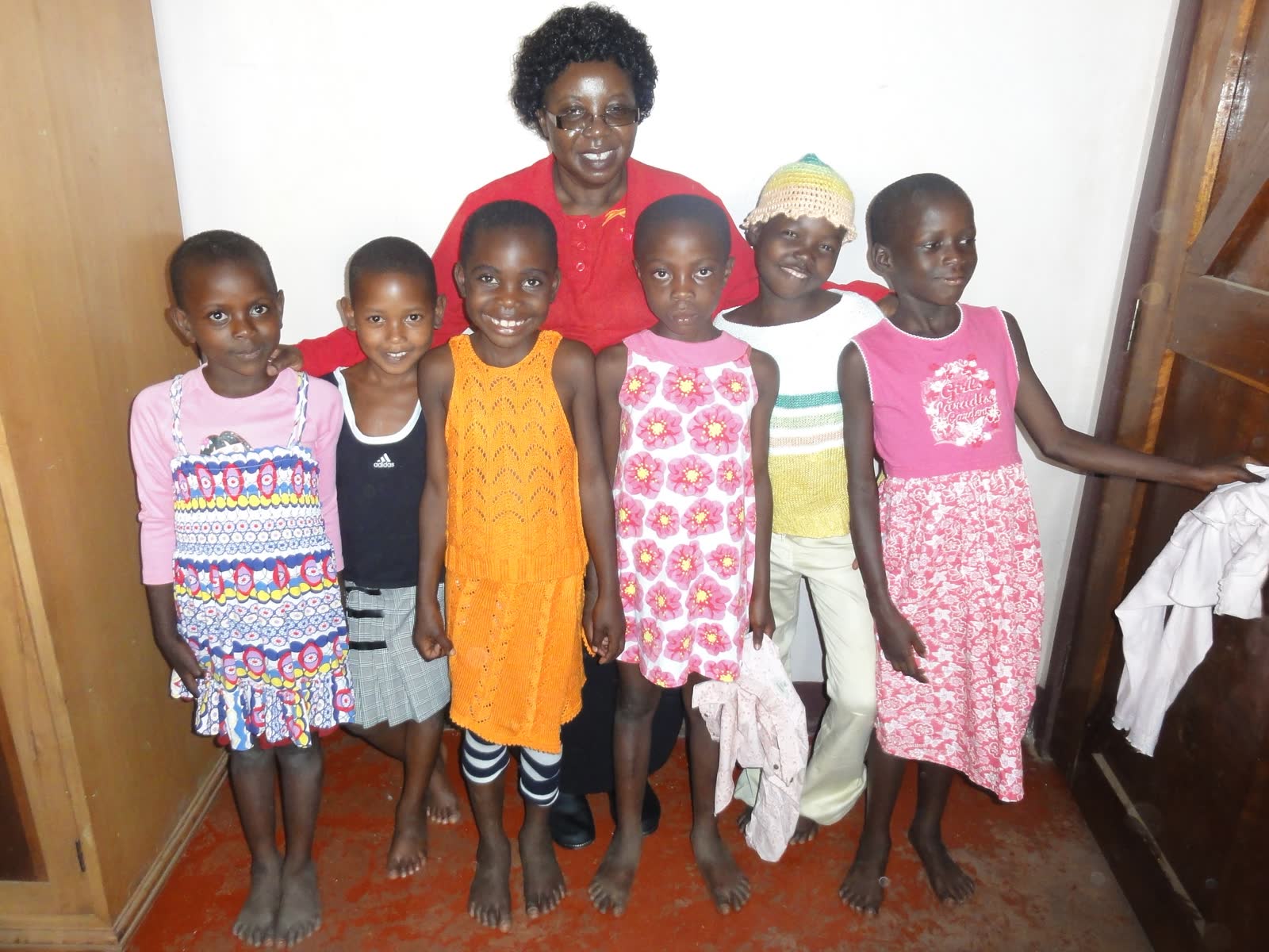 Christine Kamiti with children at CRO