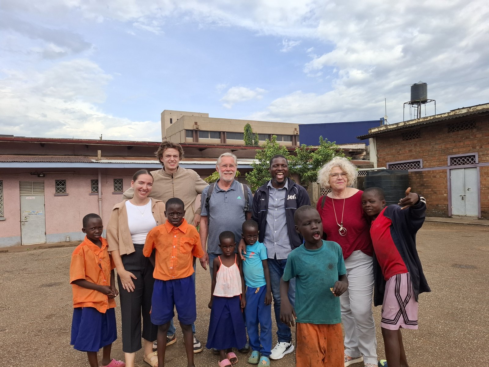 Visitors at a Child Restoration Outreach Uganda centre